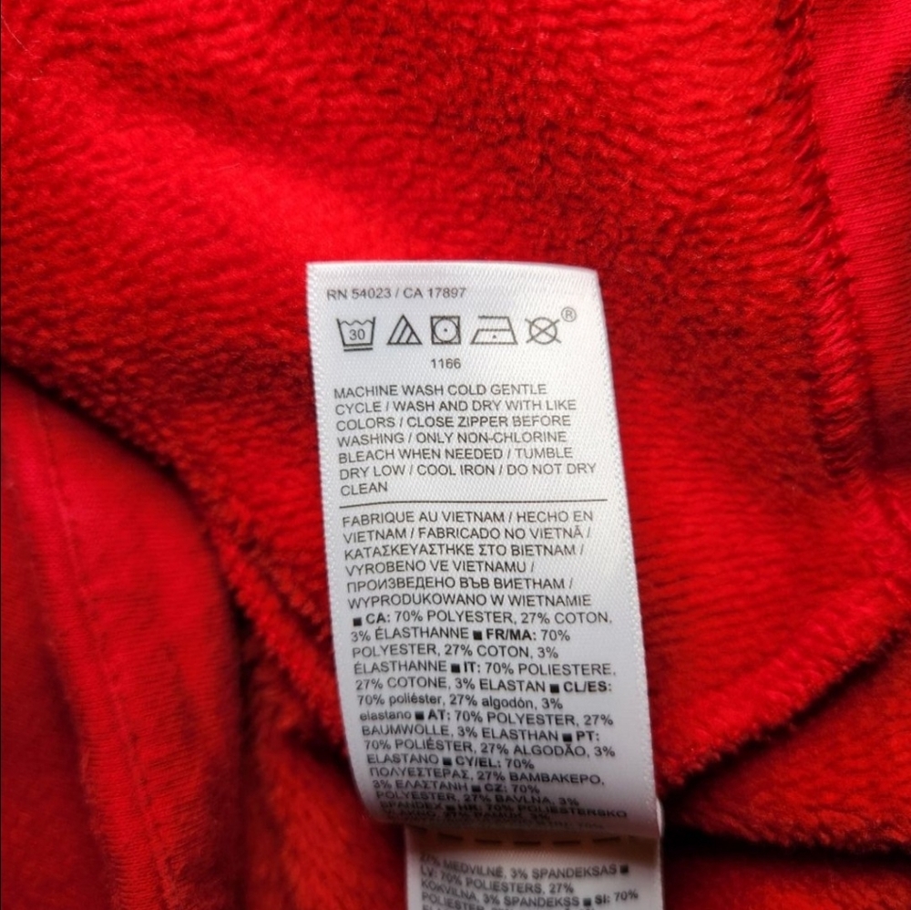 Athleta Cozy Karma Red Mock Neck Oversize Mini Sweatshirt Dress - Picture 10 of 11